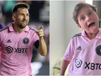 Lionel Messi's son scores 11 GOALS in one game as he shines for Inter Miami club's youth team