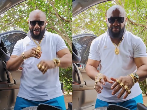 Yul Edochie welcomes Naira Marley back as he shares video of himself dancing to the singer's new song